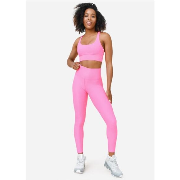 NWOT Beach Riot Ayla Ribbed Legging in Pink Size Small - Picture 1 of 6